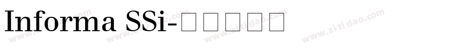 Informa SSi字体转换